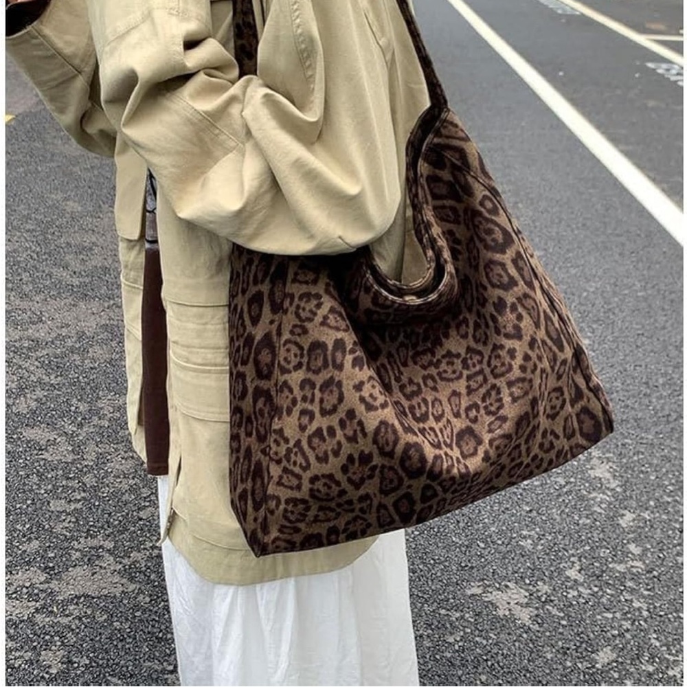 Leopard Print Tote Bag